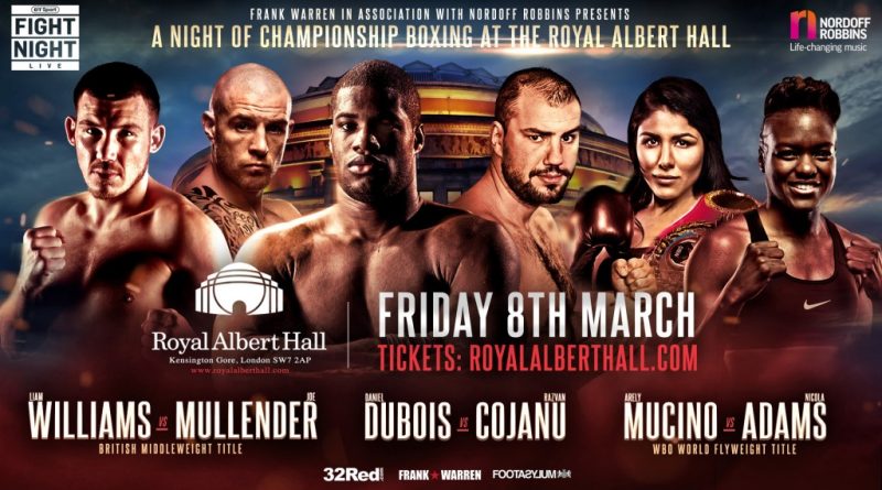 frank warren announces royal albert hall show