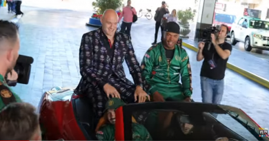 watch fury arrive in las vegas