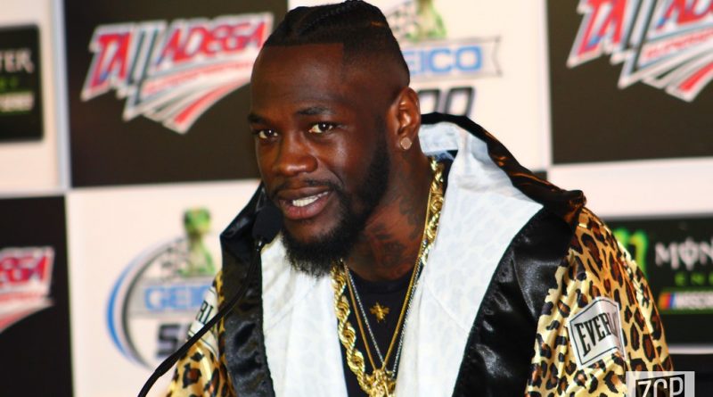 wilder splits with trainer breland