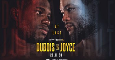 dubois vs joyce not on box office