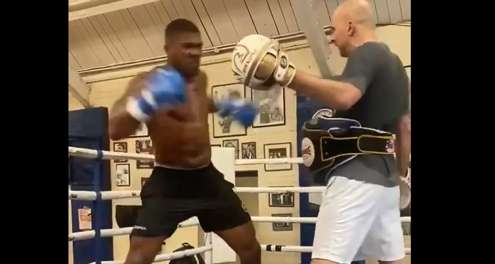 anthony joshua training video