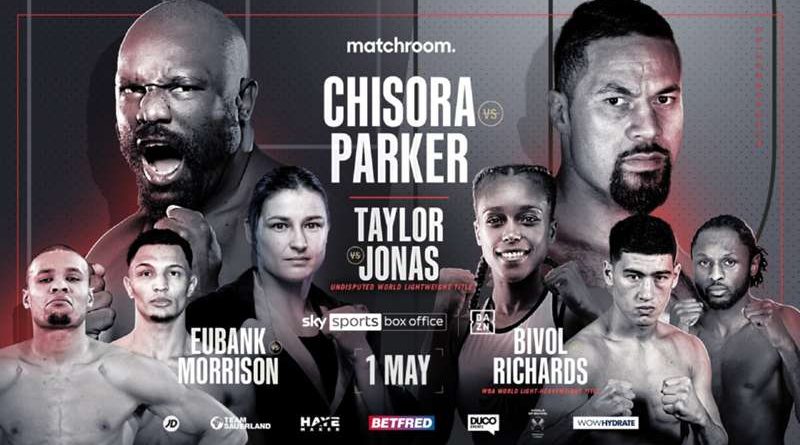 Derek Chisora vs Joseph Parker fight info